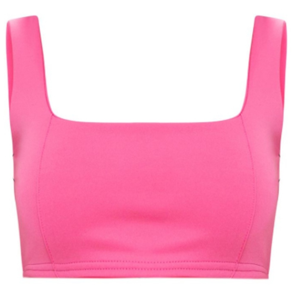Pink Crop Tank Top